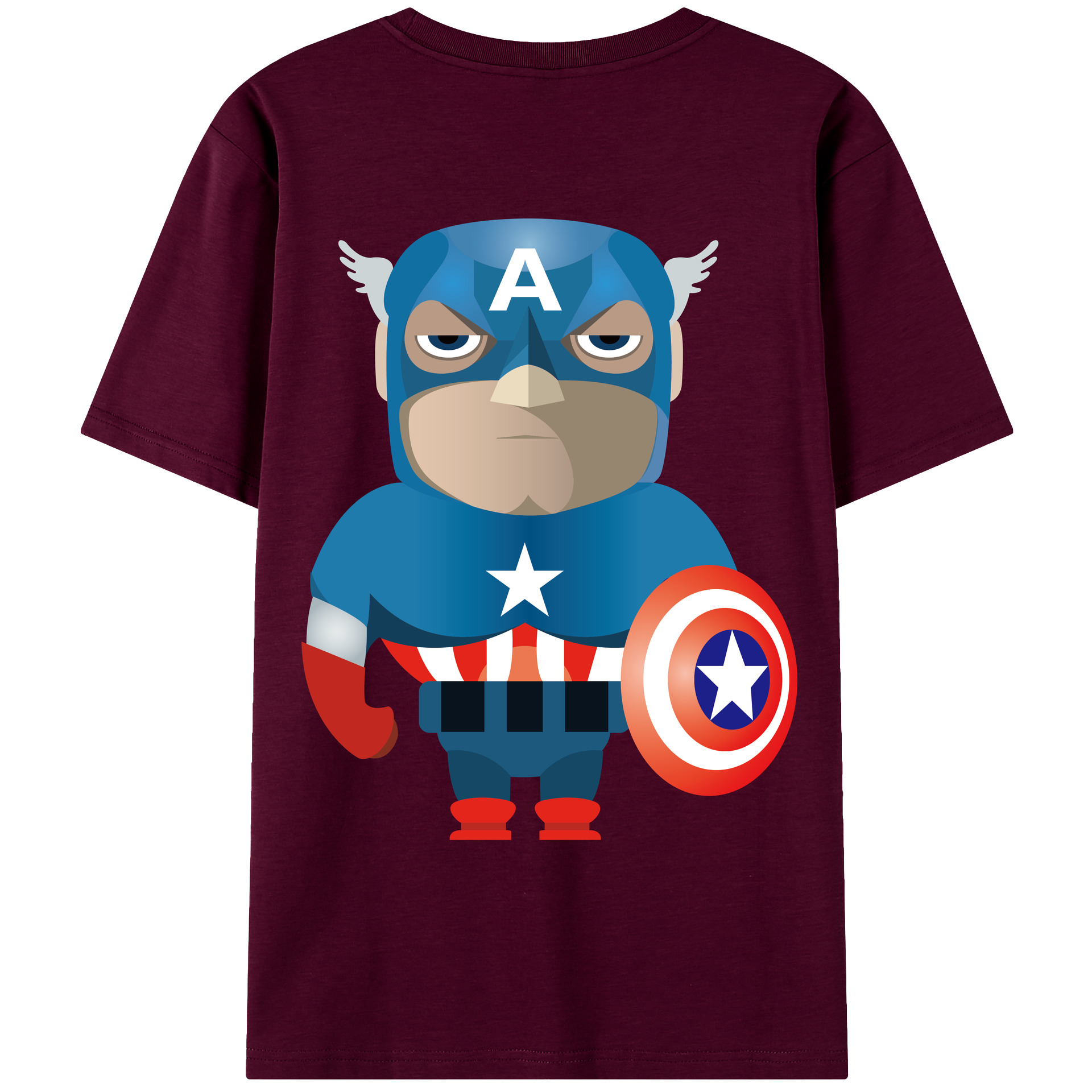 （画像用） アベンジャーズ The Avengers レディース半袖Tシャツ(バックプリント)